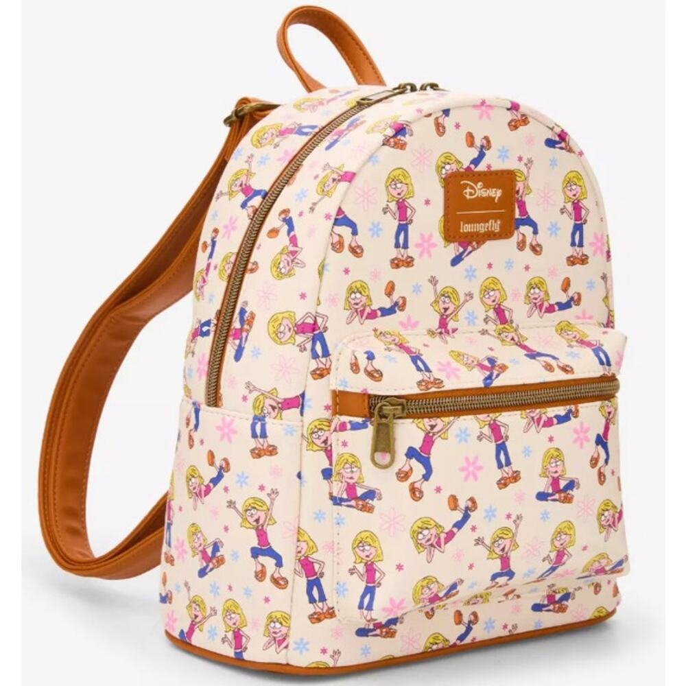 Loungefly Disney Lizzie McGuire Cartoon Lizzie Mini Backpack | NWT - Picture 2 of 6